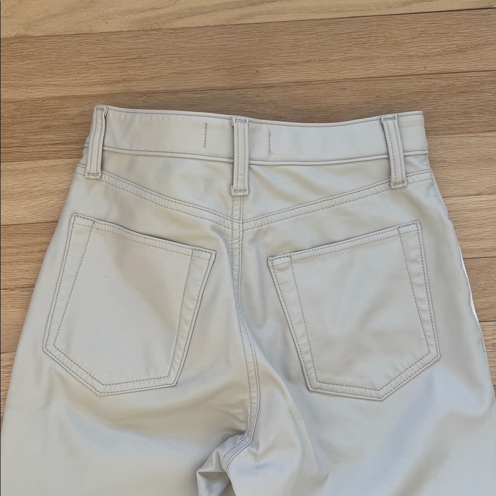 Abercrombie & Fitch Women's Off-White Straight Leg Jeans size 25/0R - Picture 7 of 9